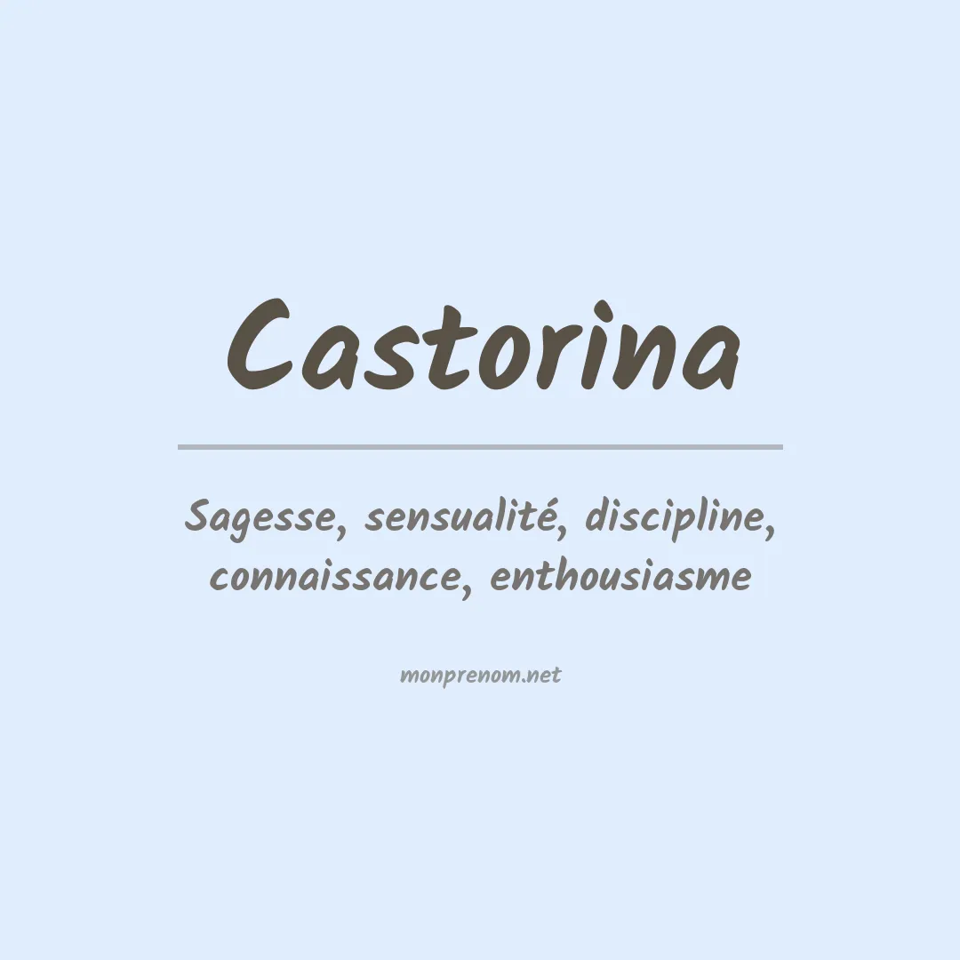 Prénom Castorina