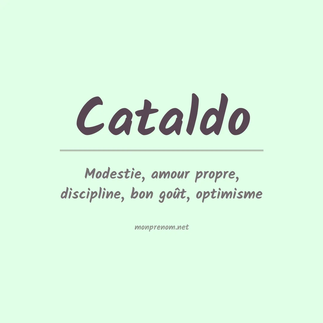 Prénom Cataldo