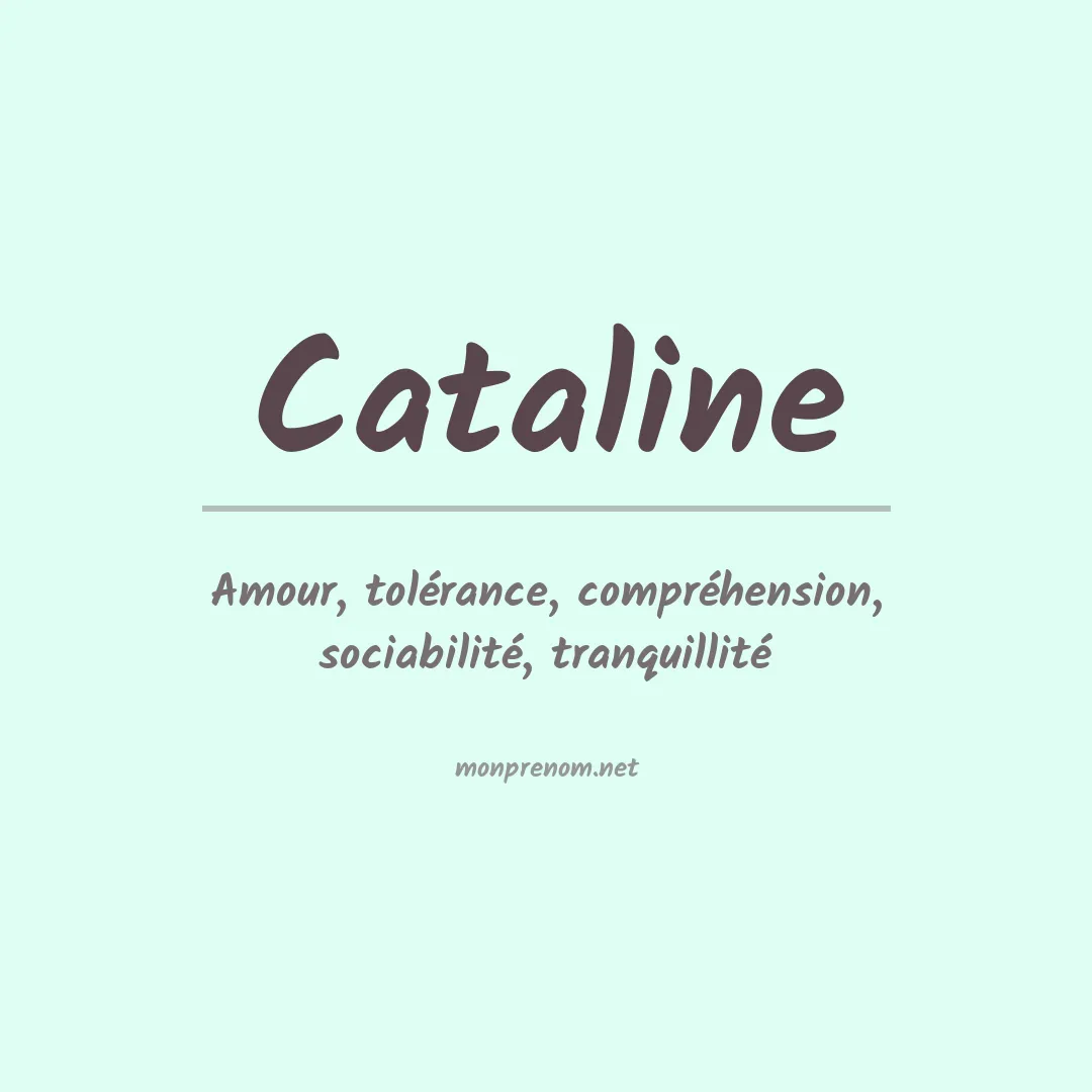 Prénom Cataline