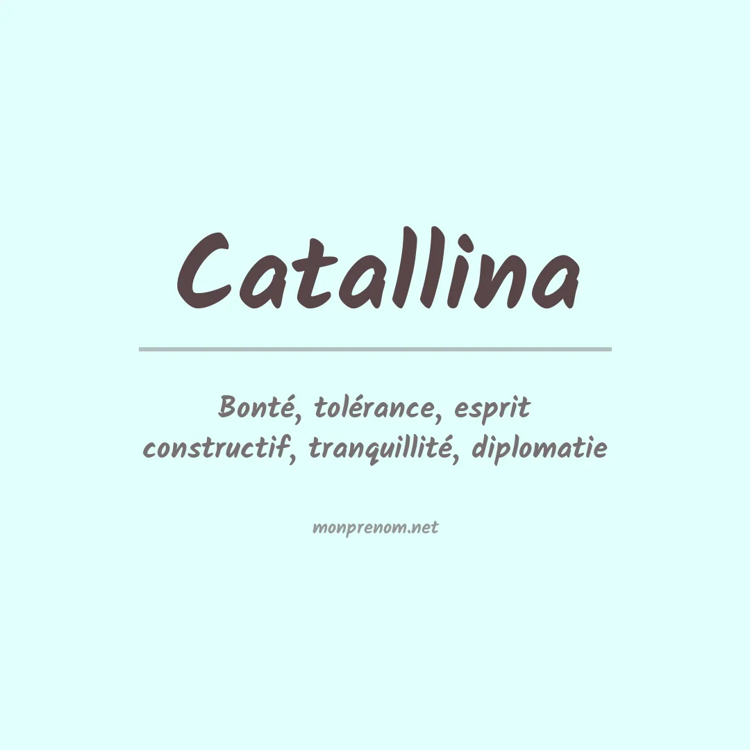 Signification du prénom Catallina