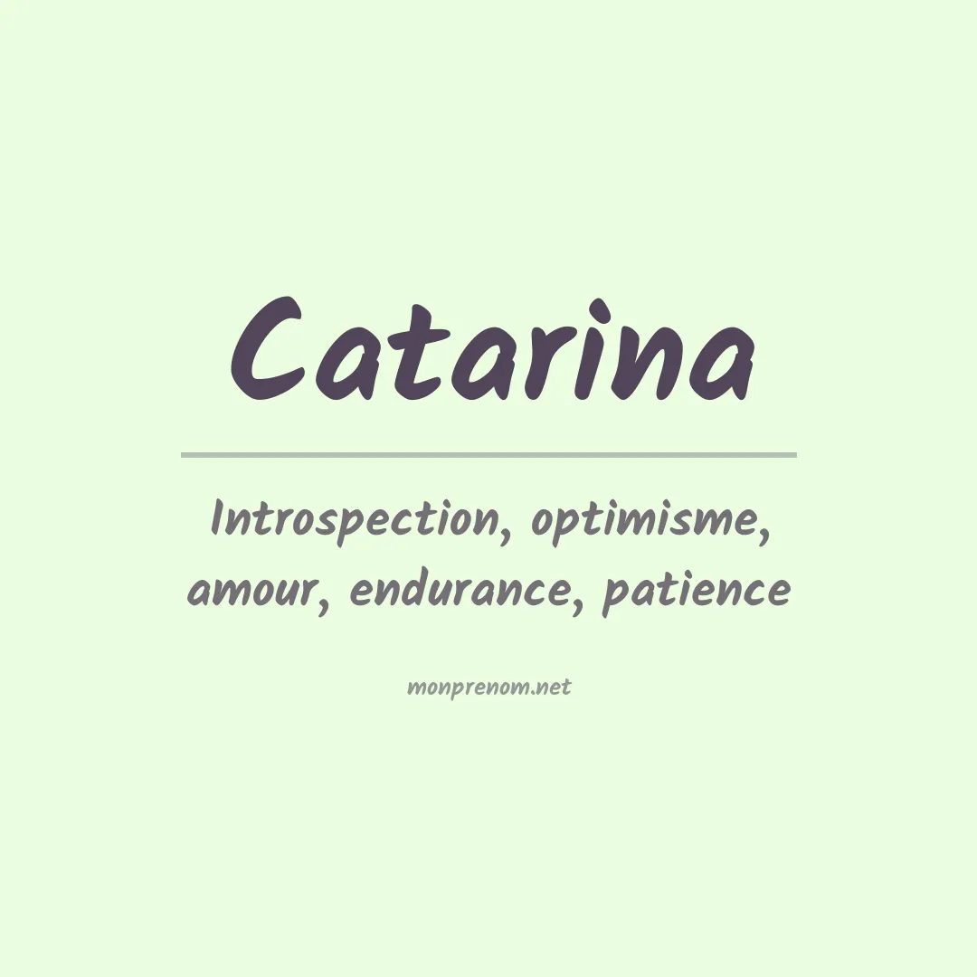 Prénom Catarina