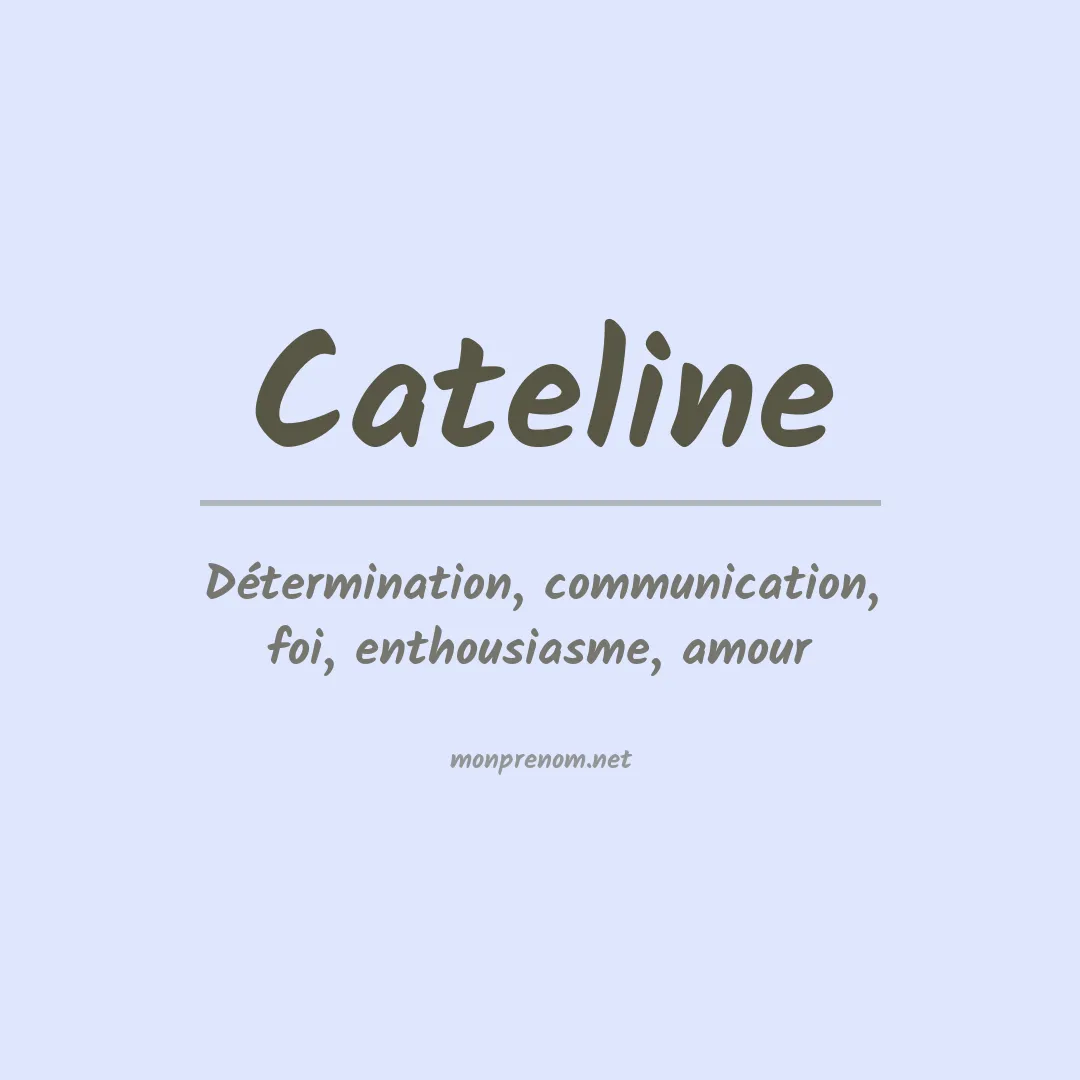 Prénom Cateline