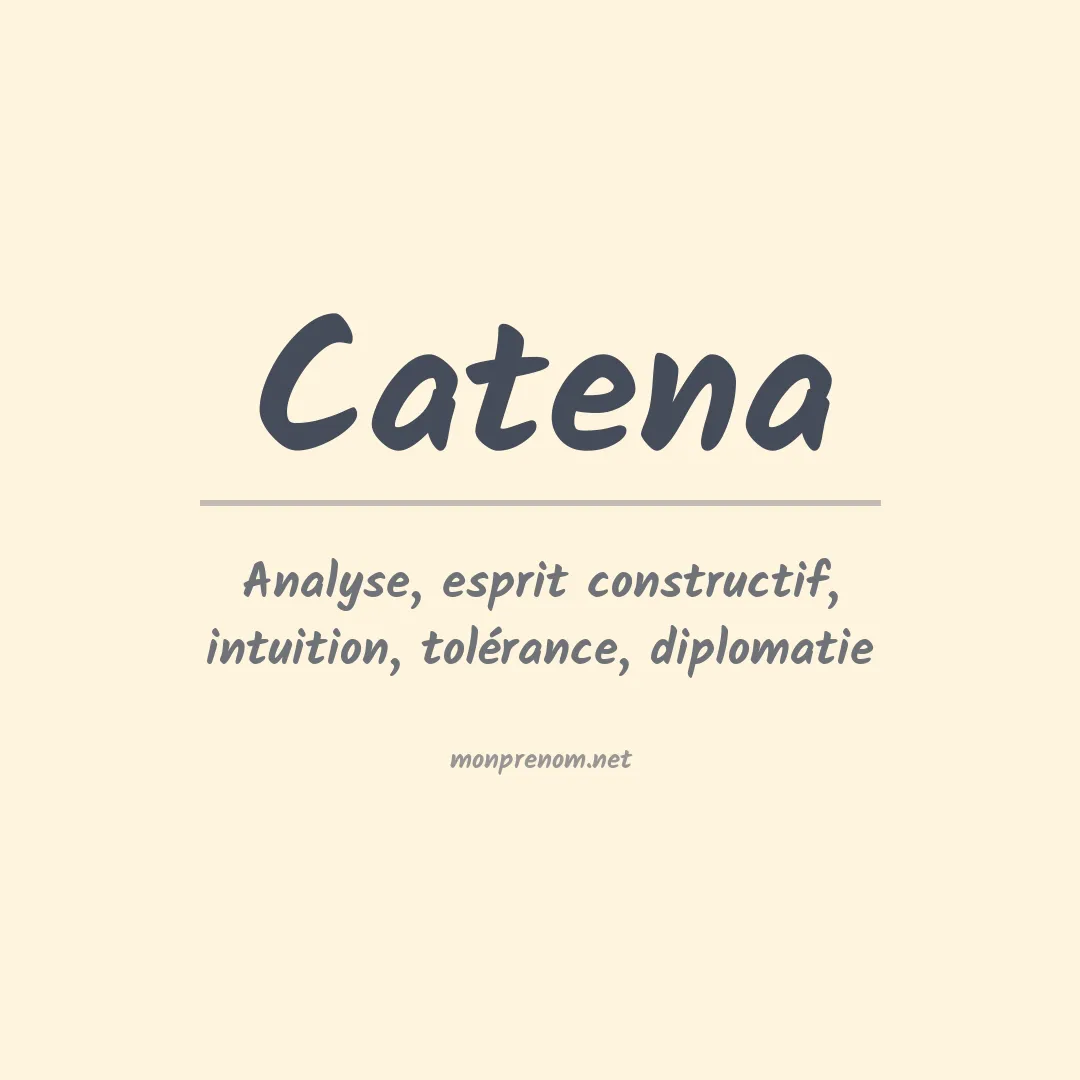 Prénom Catena