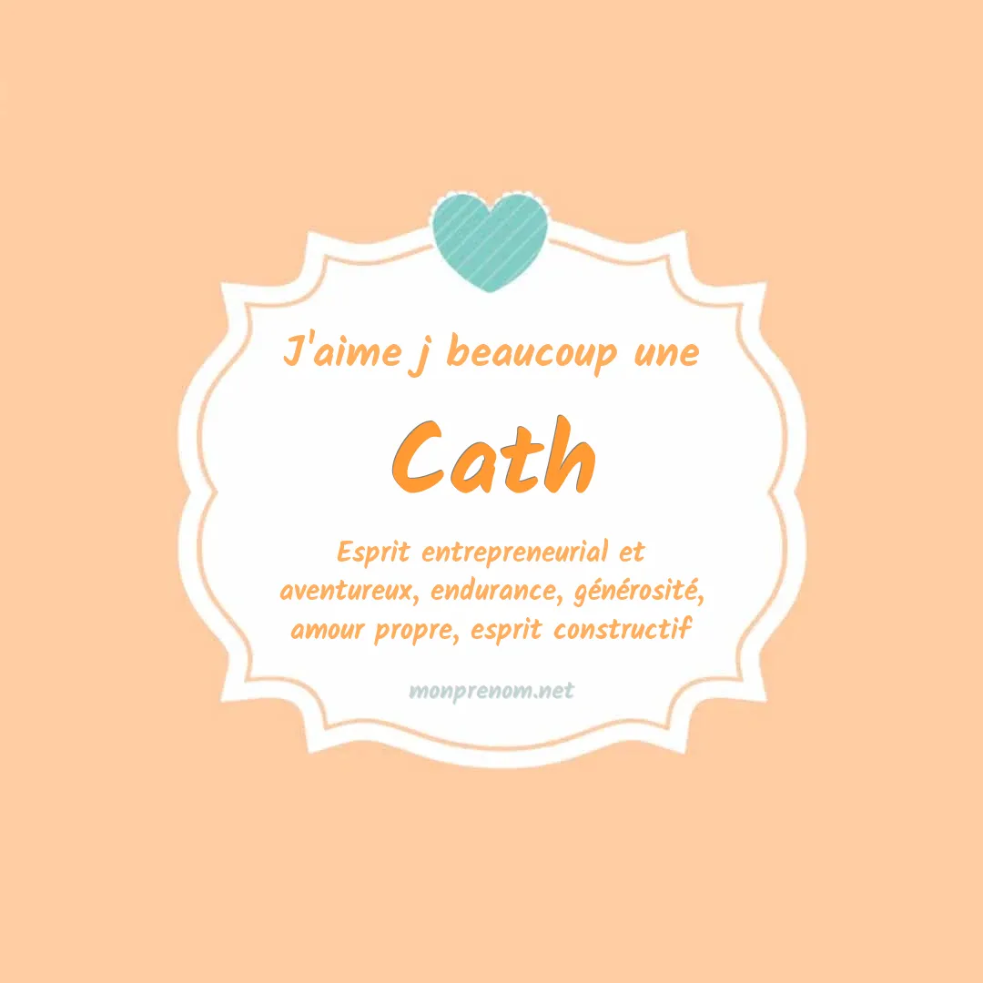 J'aime beaucoup Cath