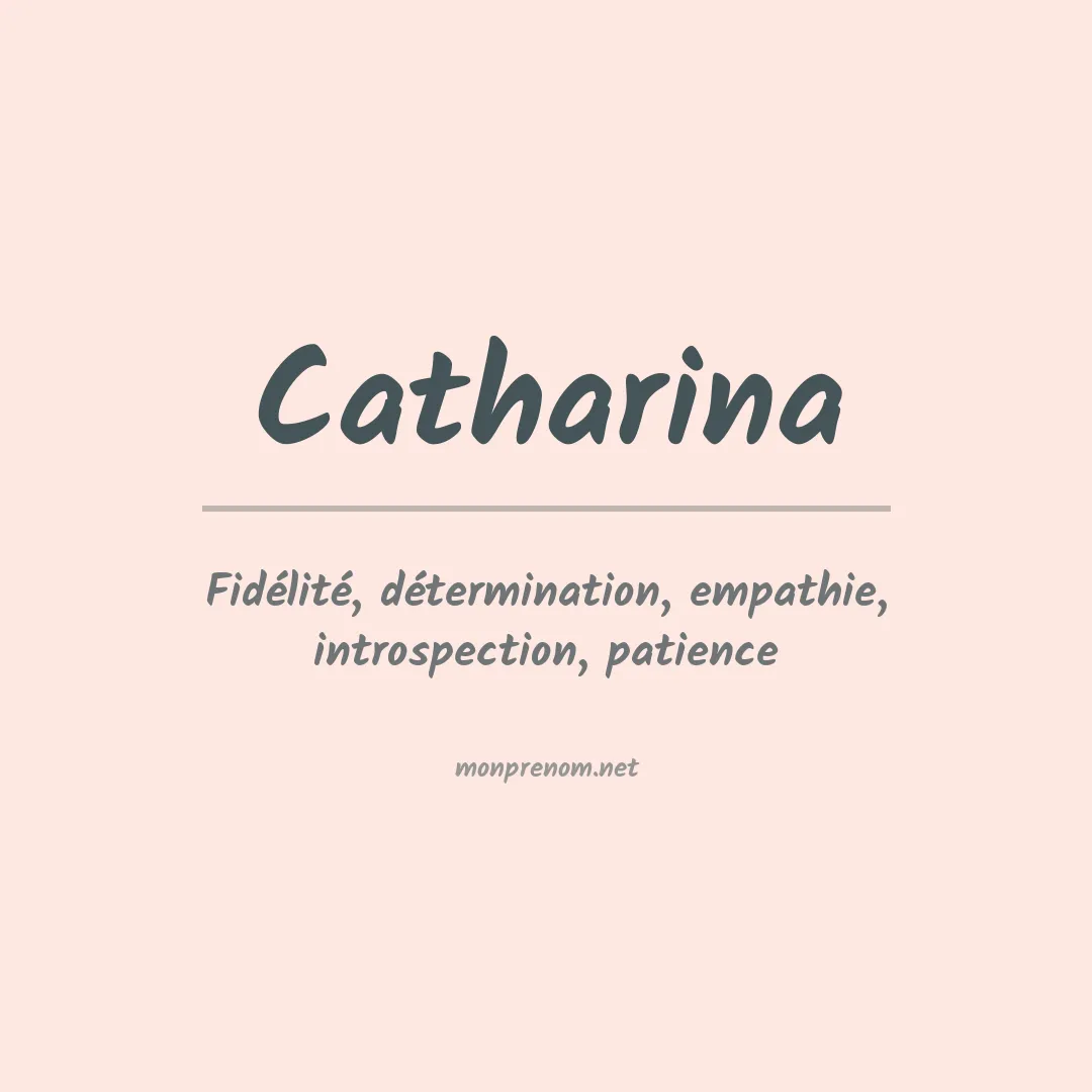 Prénom Catharina