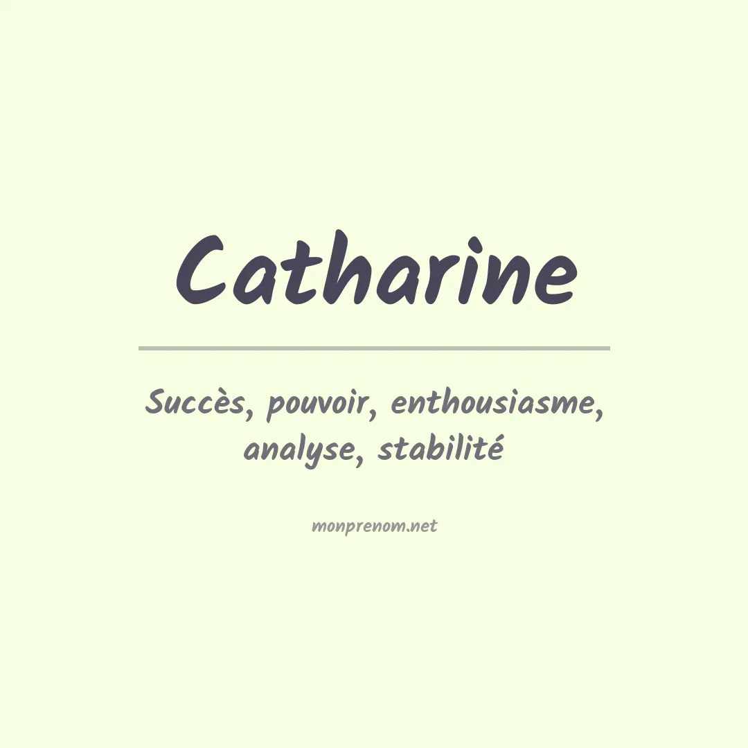 Prénom Catharine