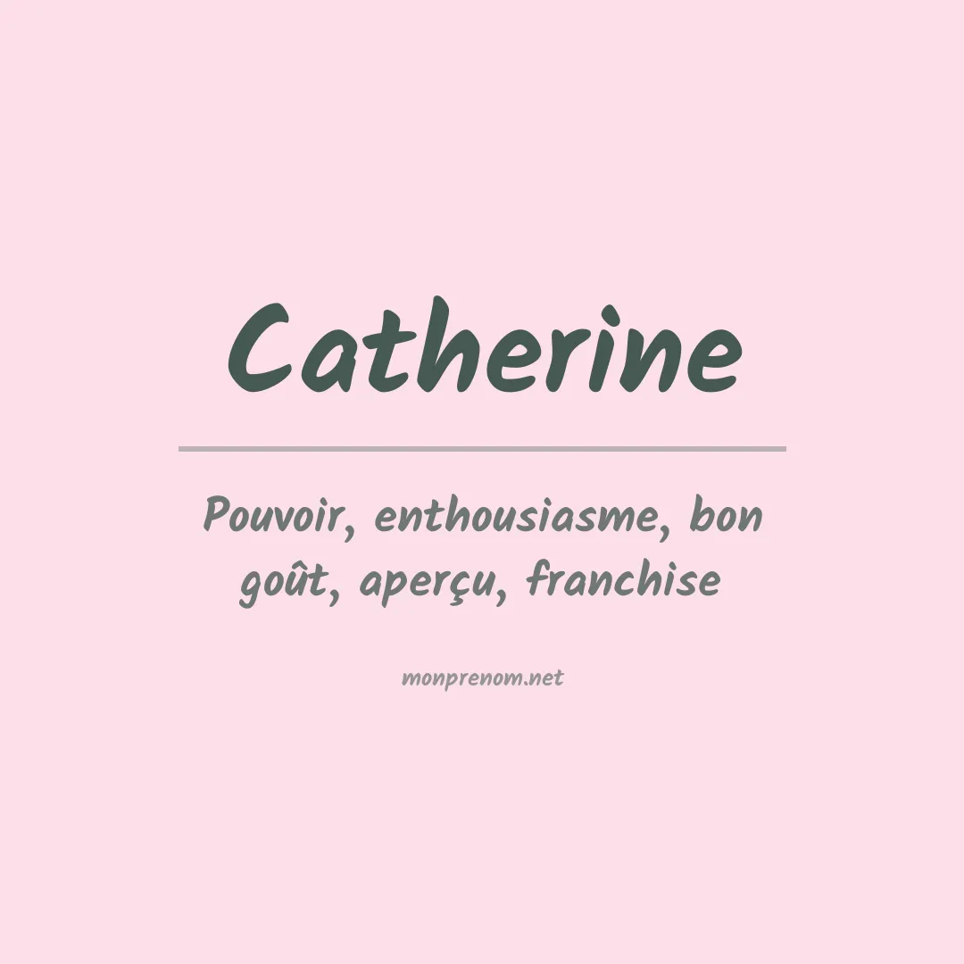 Prénom Catherine