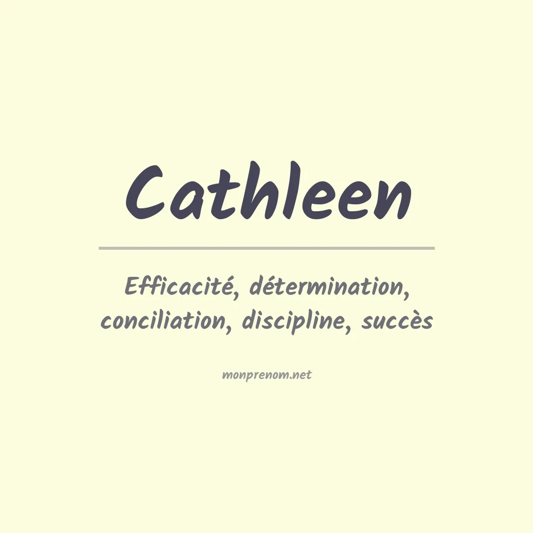 Prénom Cathleen