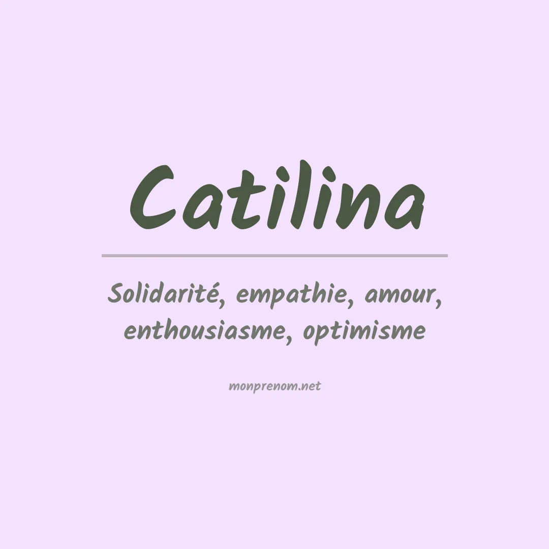 Signification du prénom Catilina