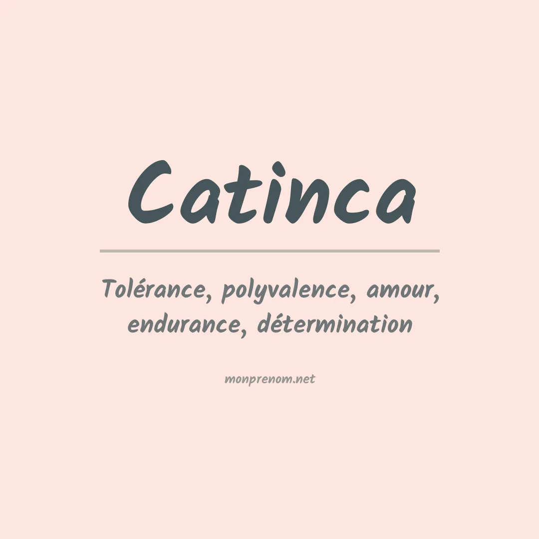 Signification du prénom Catinca