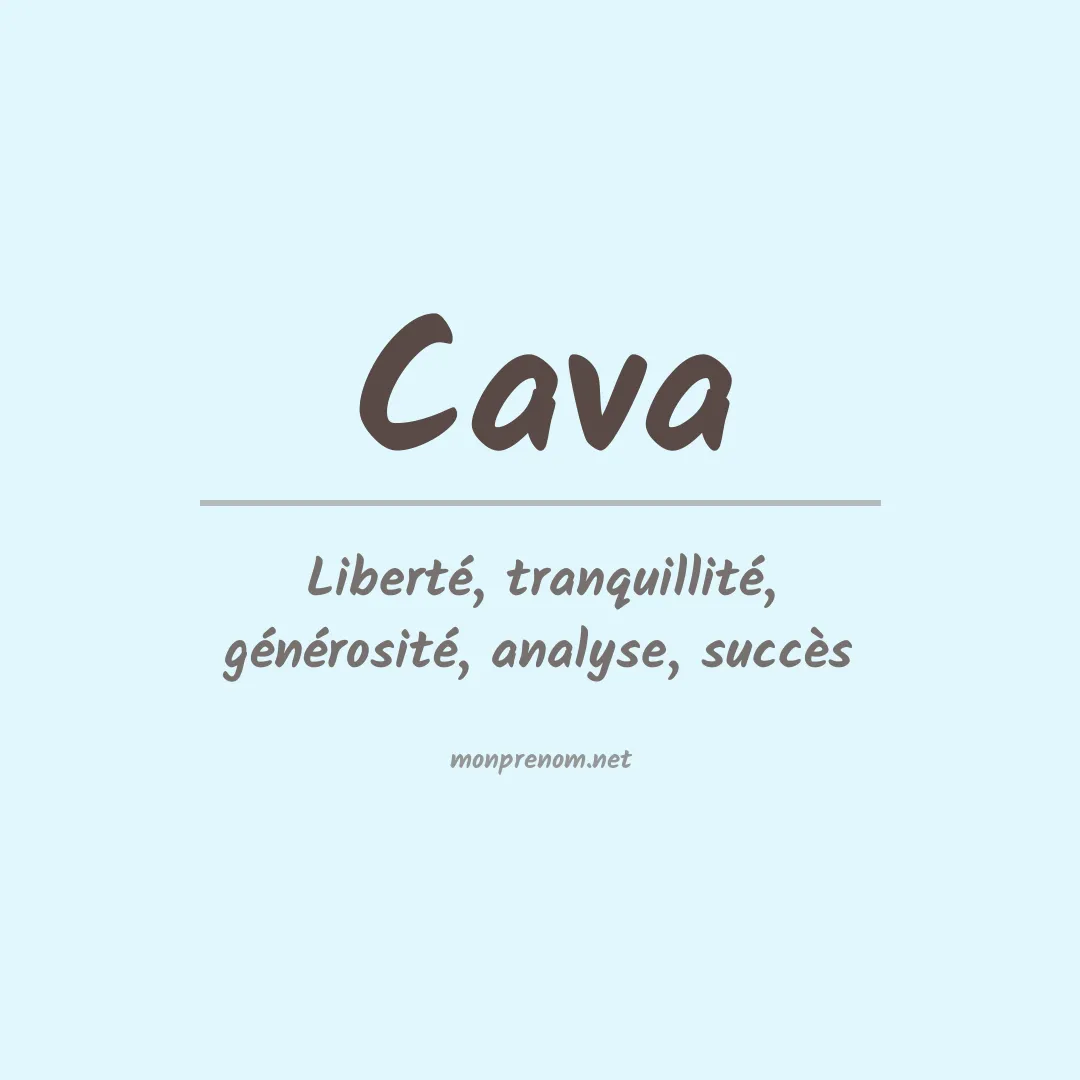 Prénom Cava