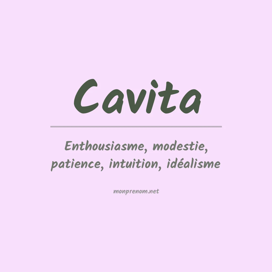 Prénom Cavita