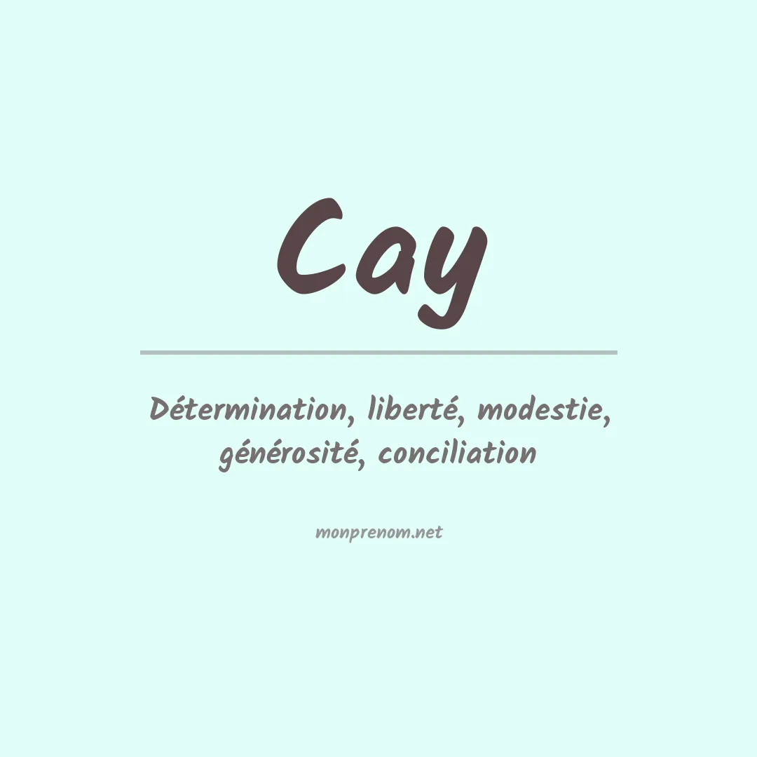 Prénom Cay