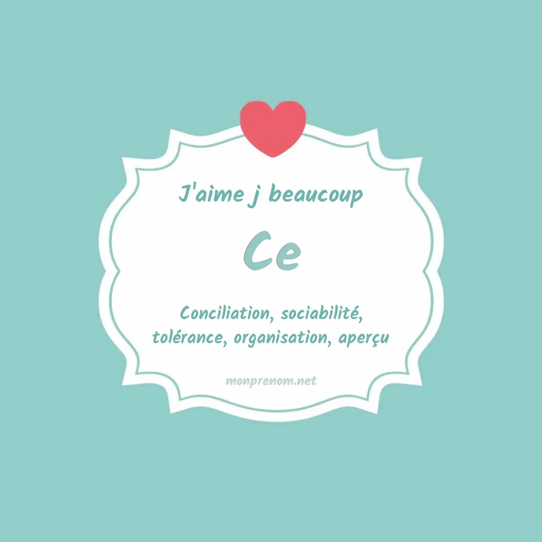 J'aime beaucoup Ce