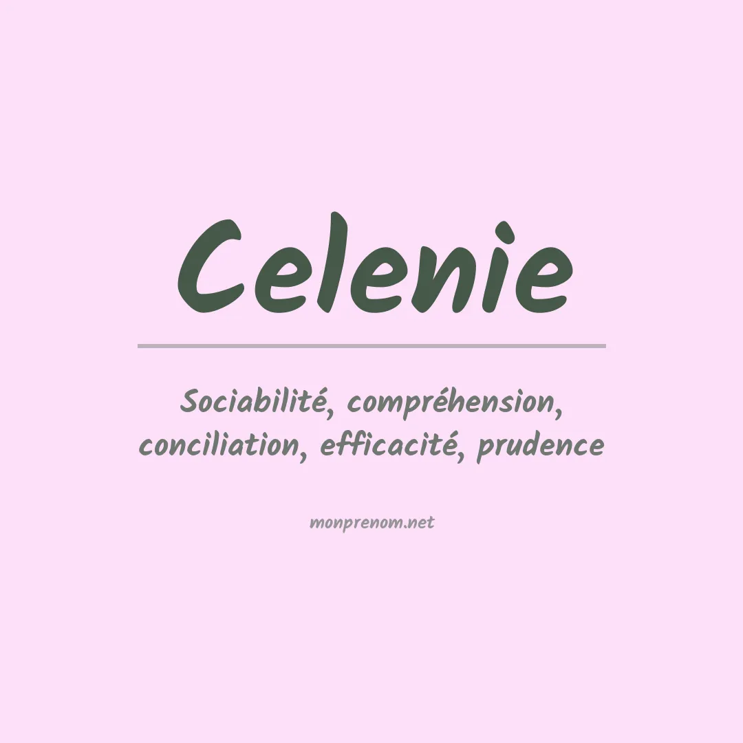 Prénom Celenie