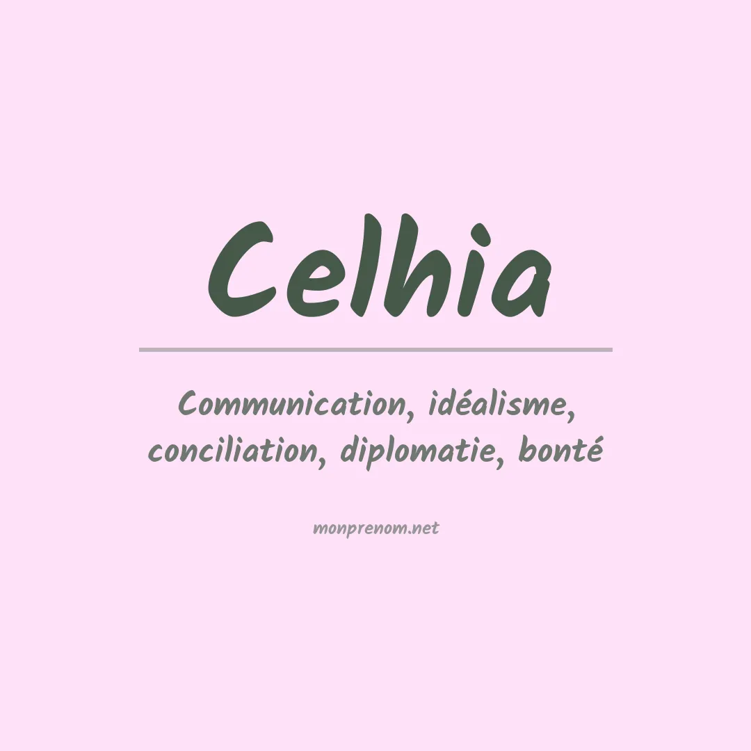 Prénom Celhia