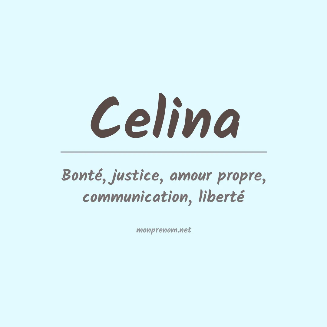 Prénom Celina
