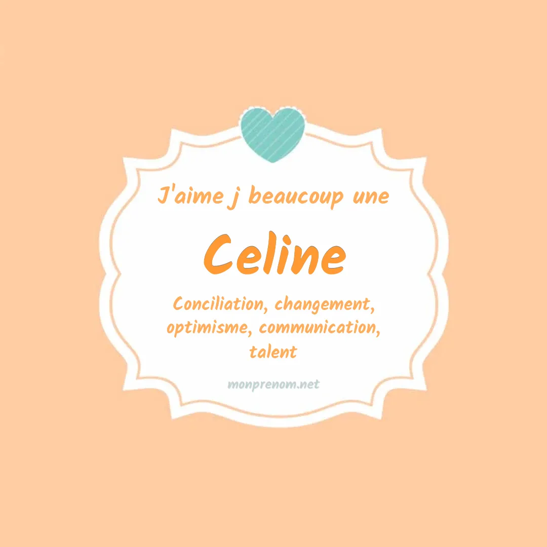 J'aime beaucoup Celine