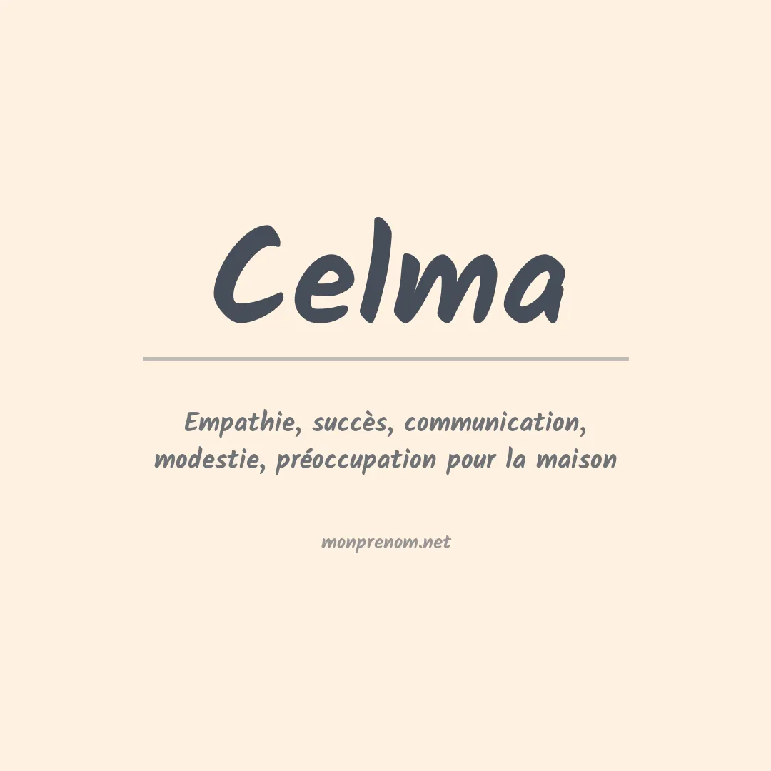 Prénom Celma