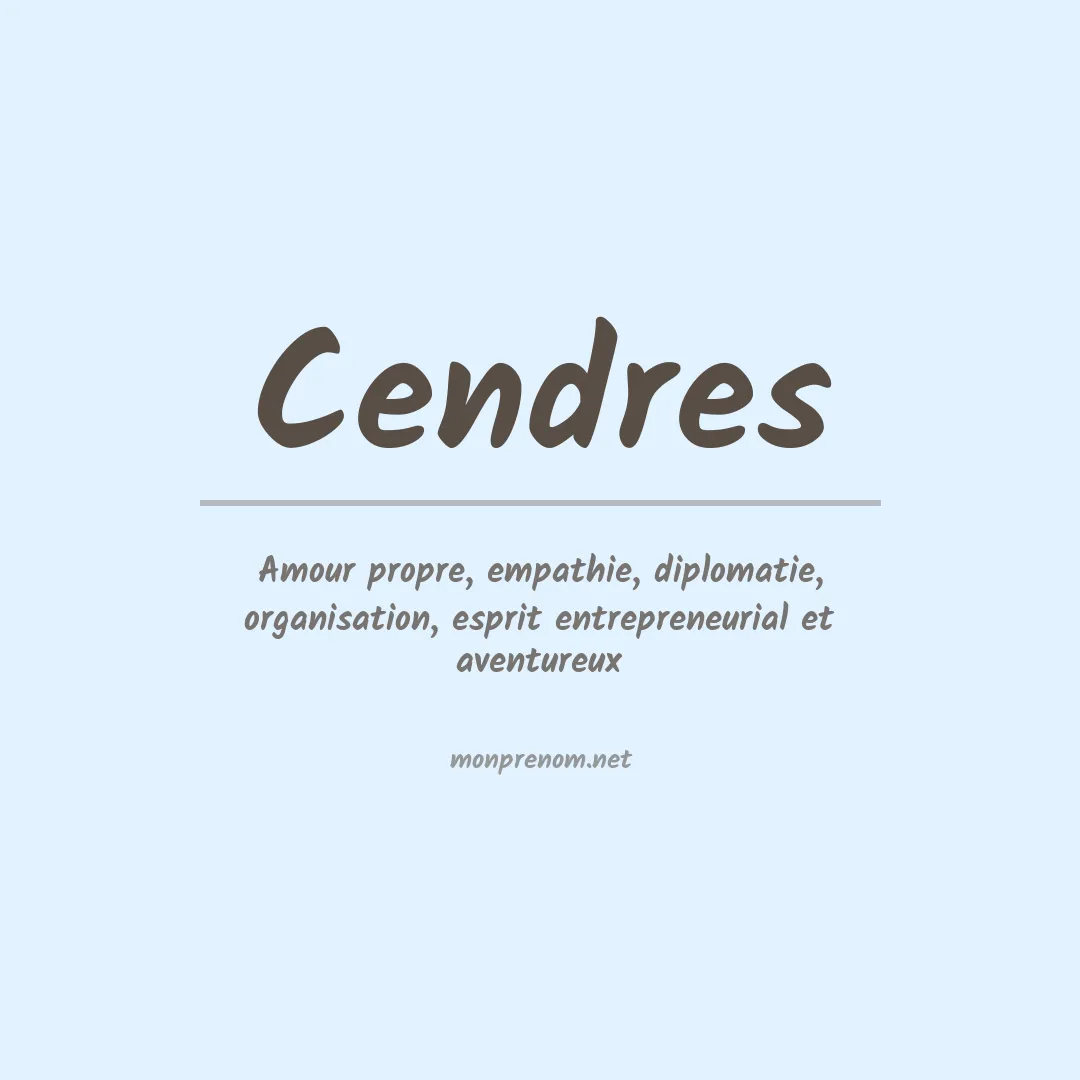 Signification du prénom Cendres