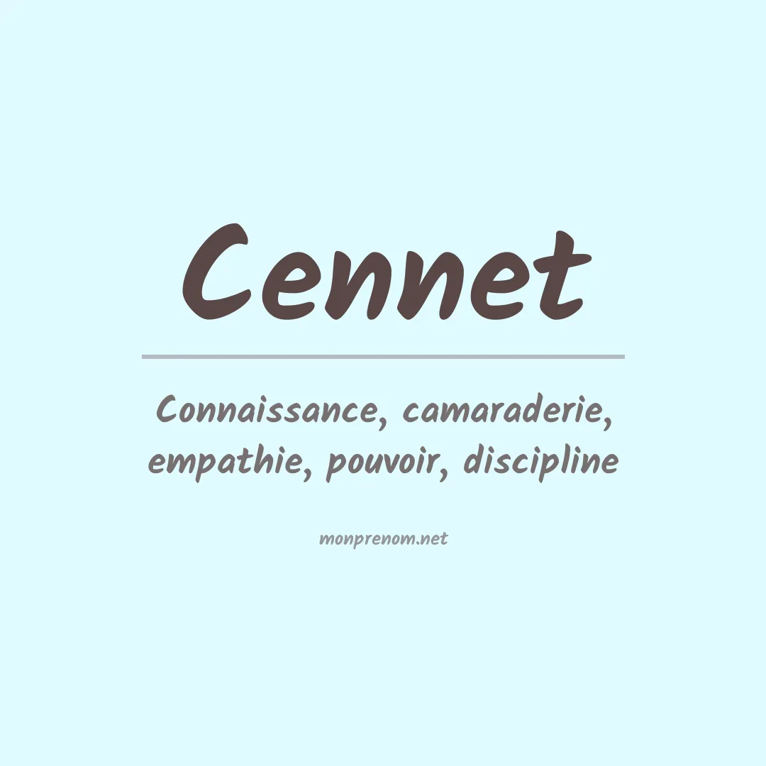 Signification du prénom Cennet