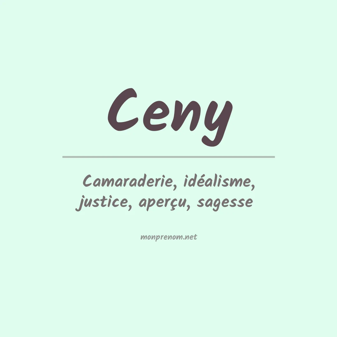 Prénom Ceny
