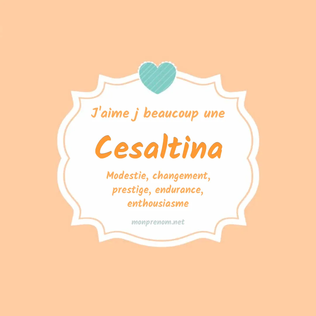 J'aime beaucoup Cesaltina