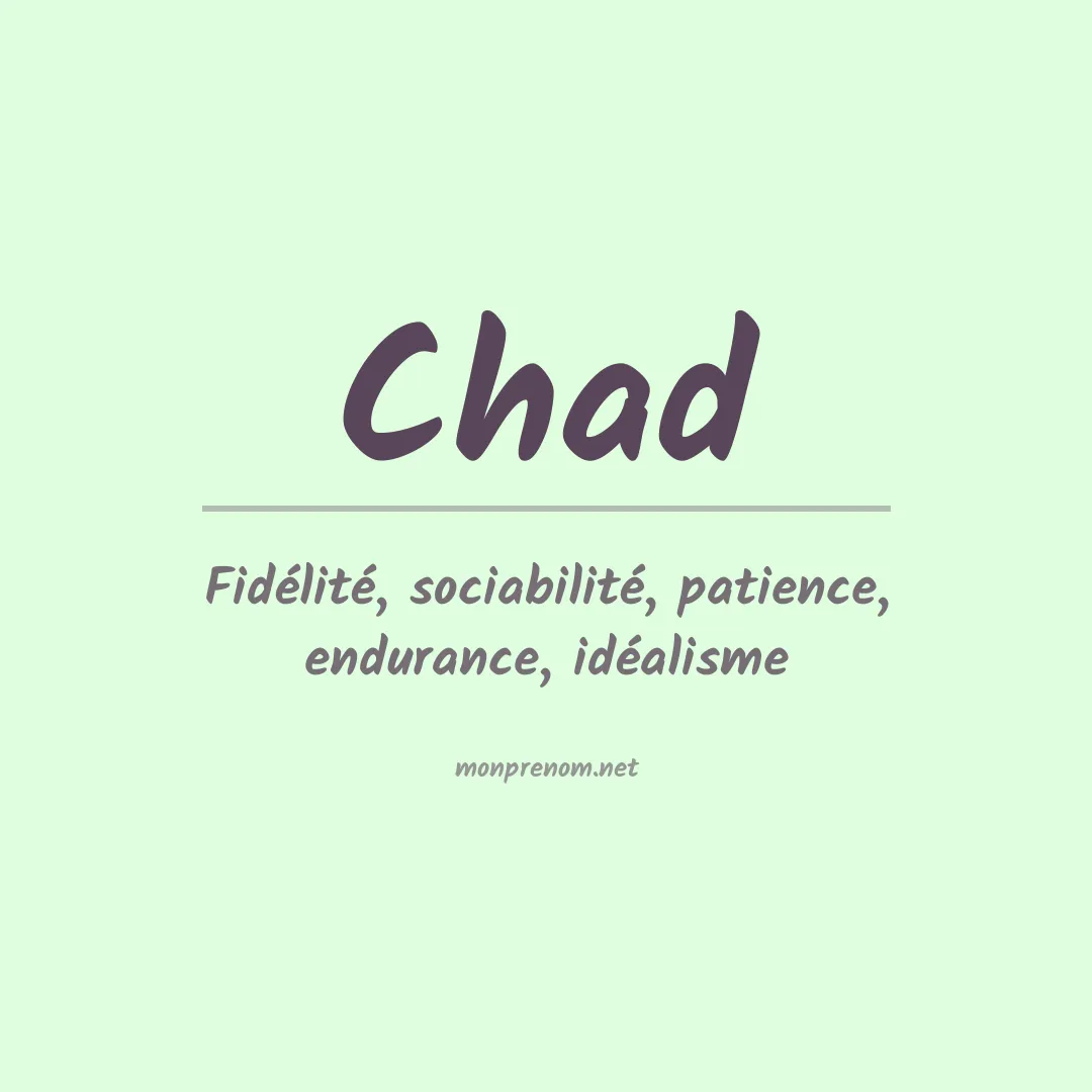 Prénom Chad