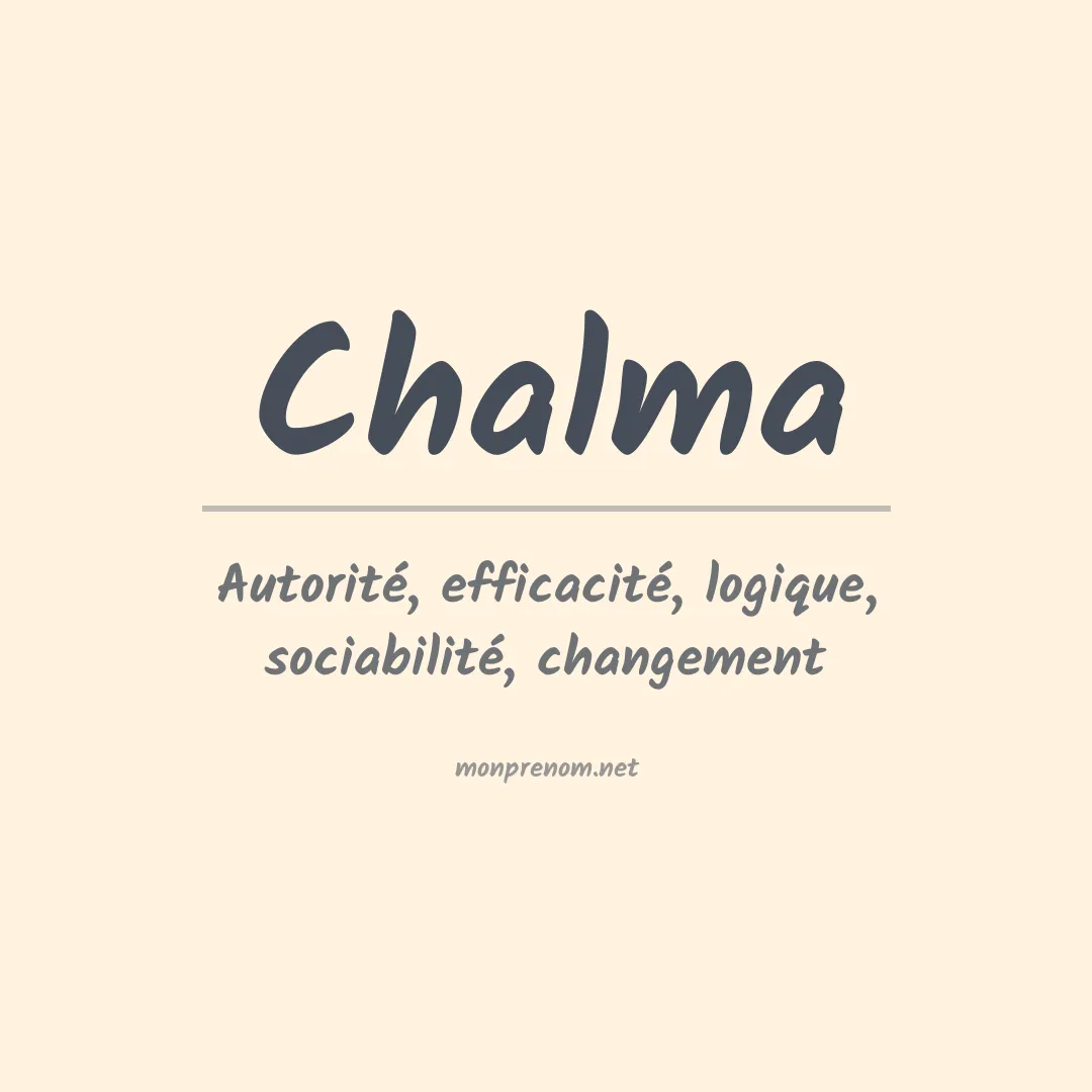 Prénom Chalma