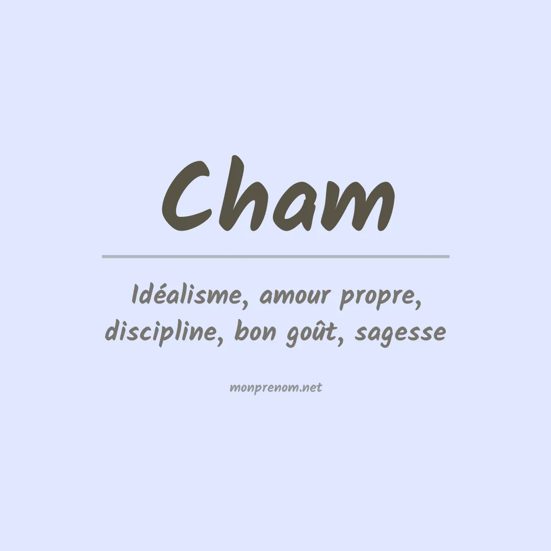 Prénom Cham