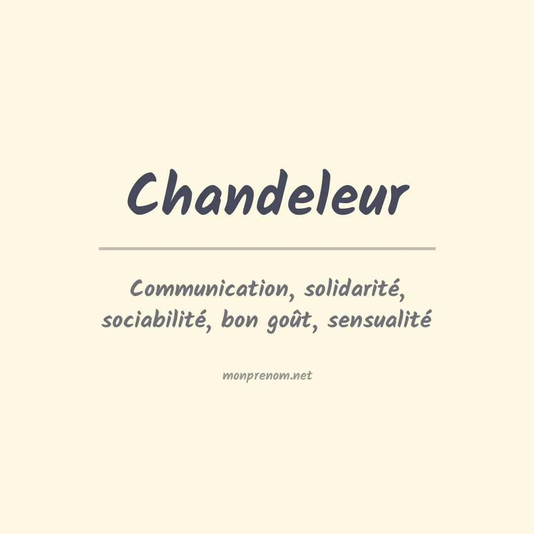 Signification du prénom Chandeleur