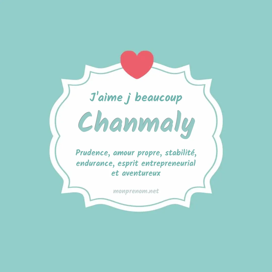 J'aime beaucoup Chanmaly