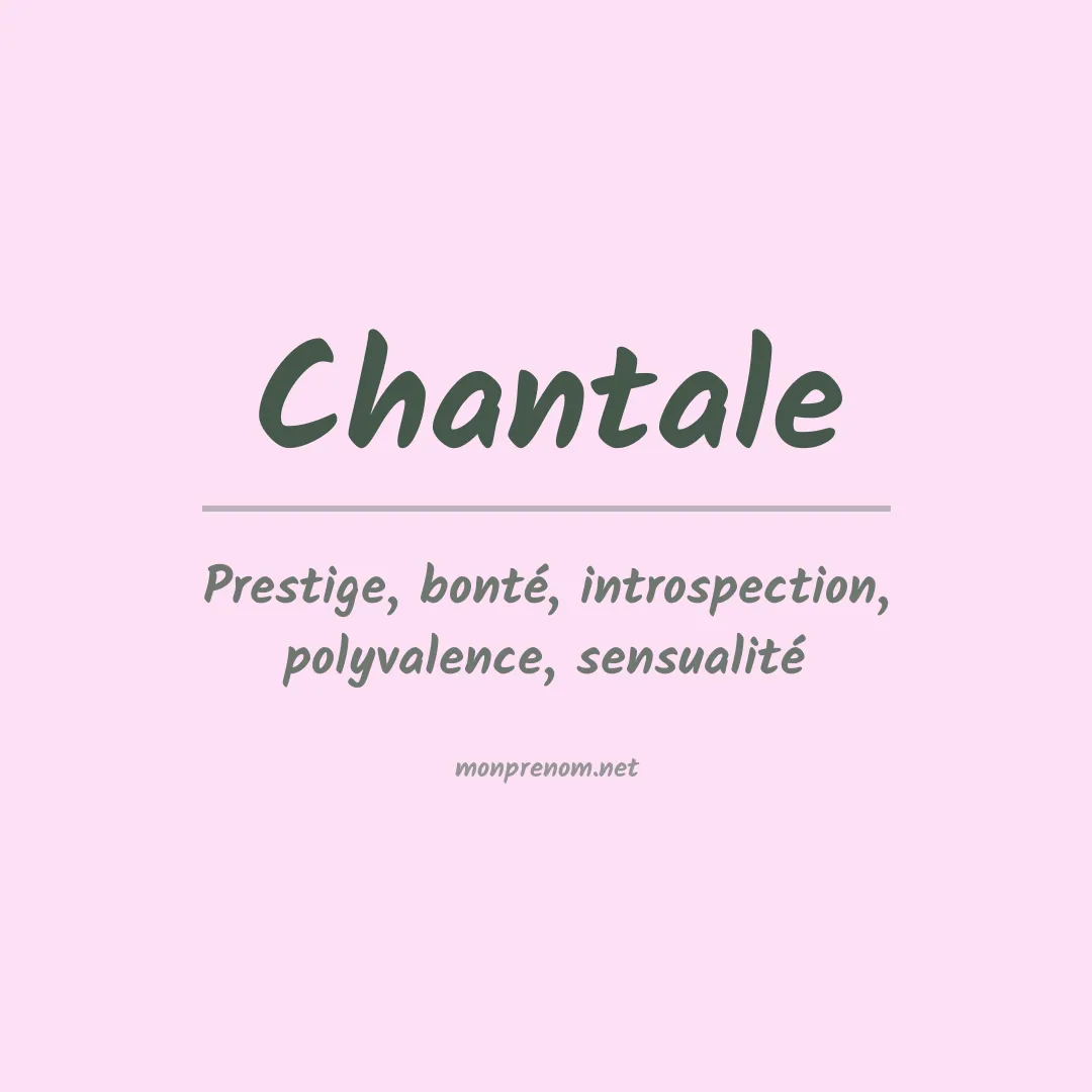 Prénom Chantale