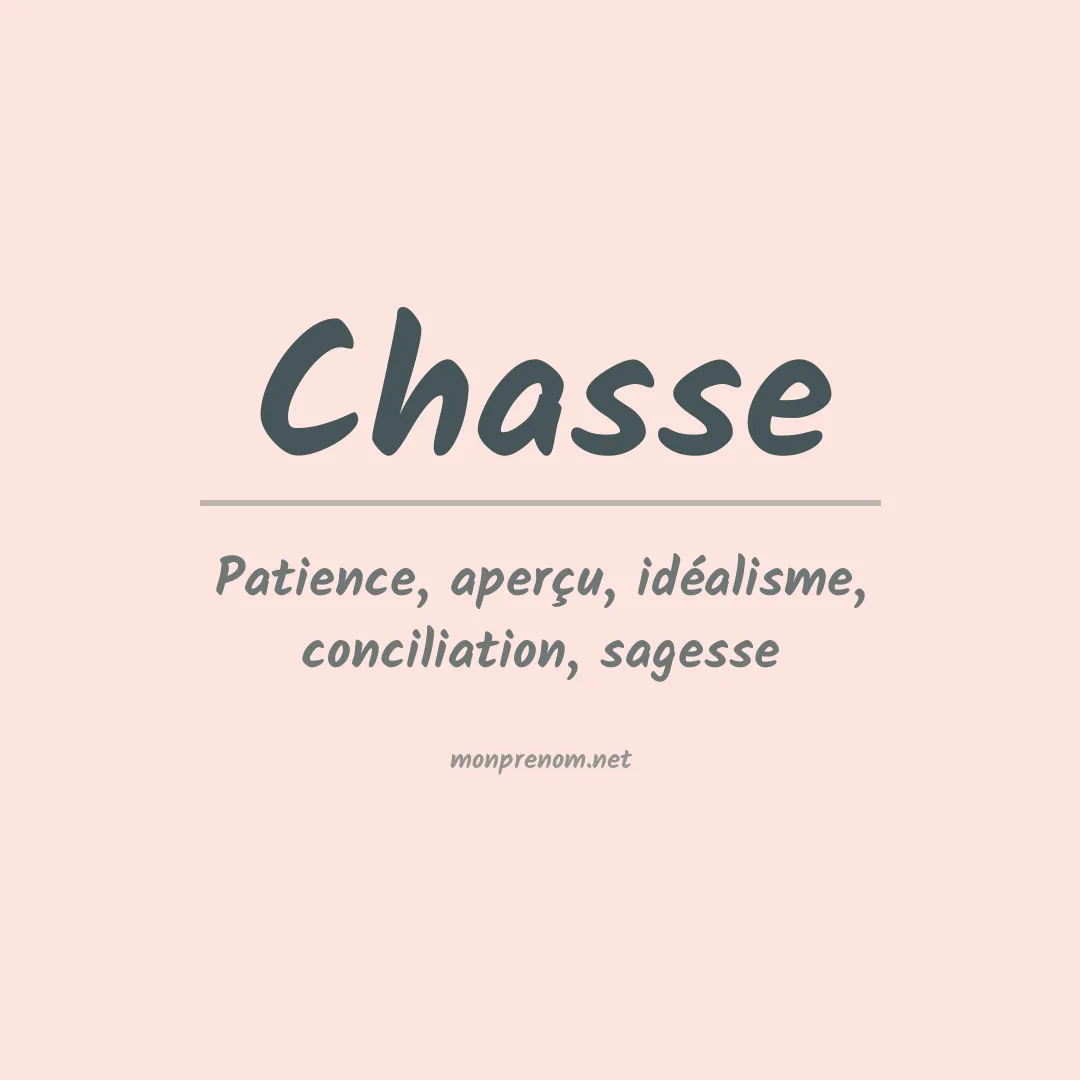 Prénom Chasse