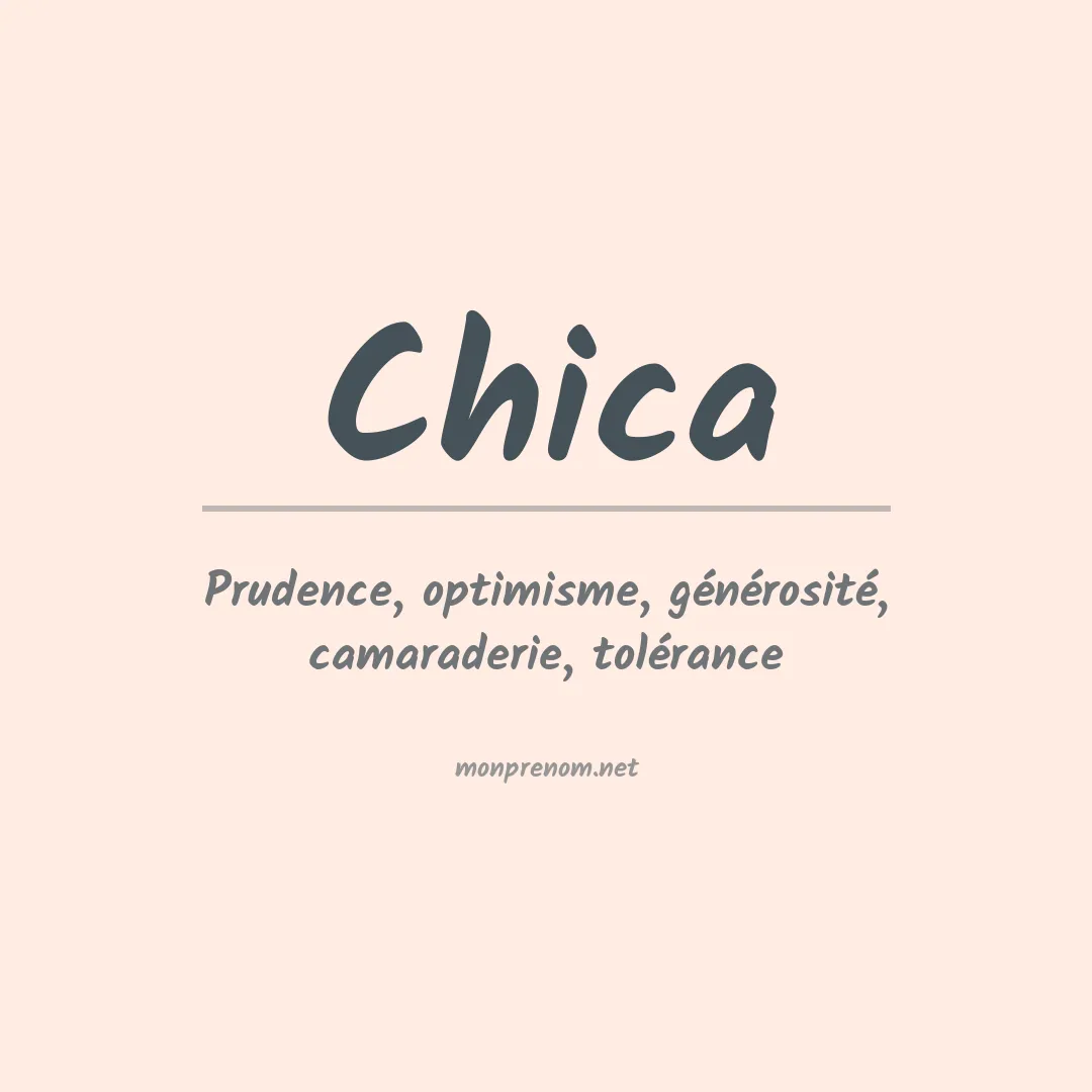 Prénom Chica