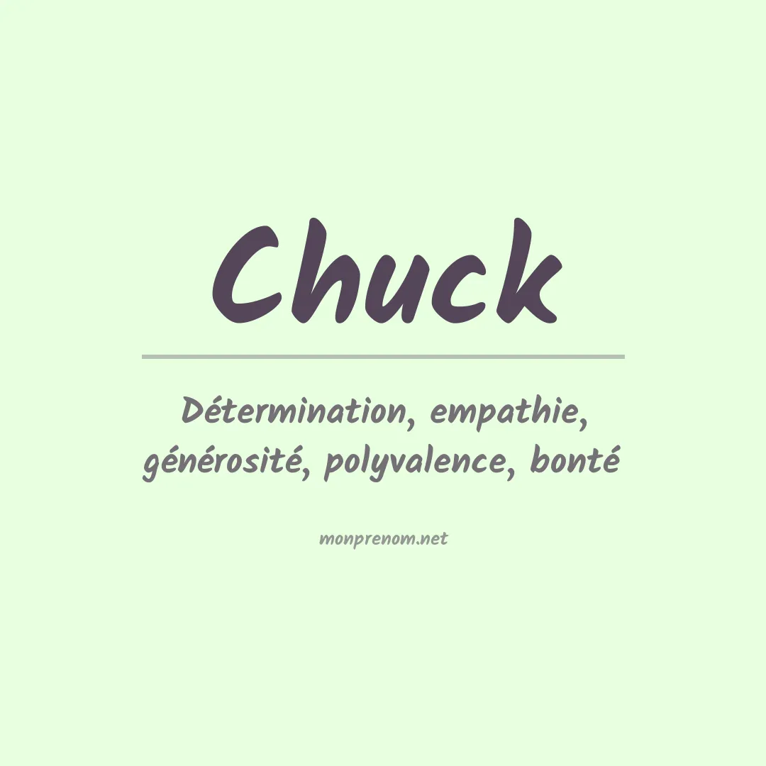 Prénom Chuck