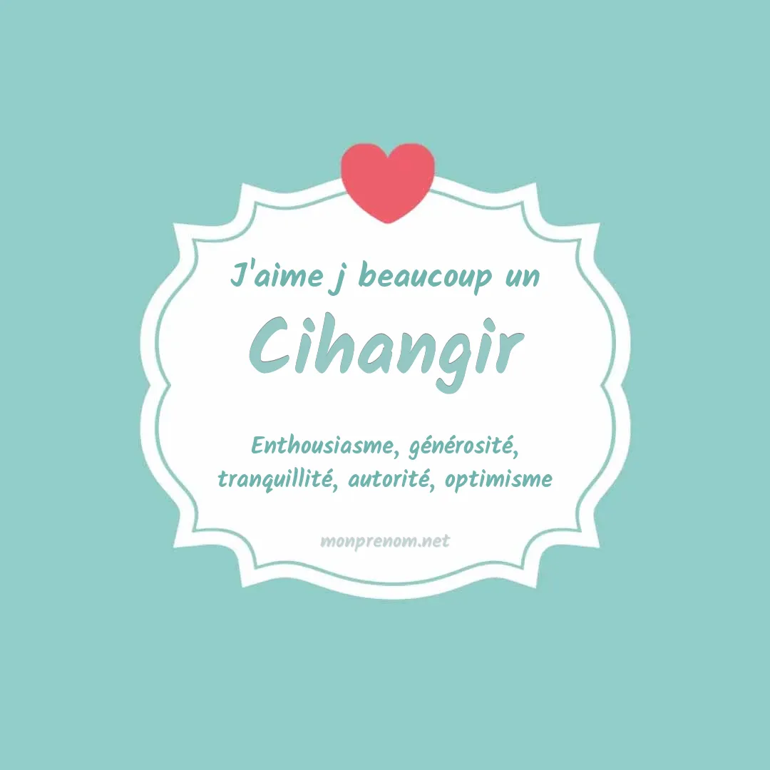 J'aime beaucoup Cihangir