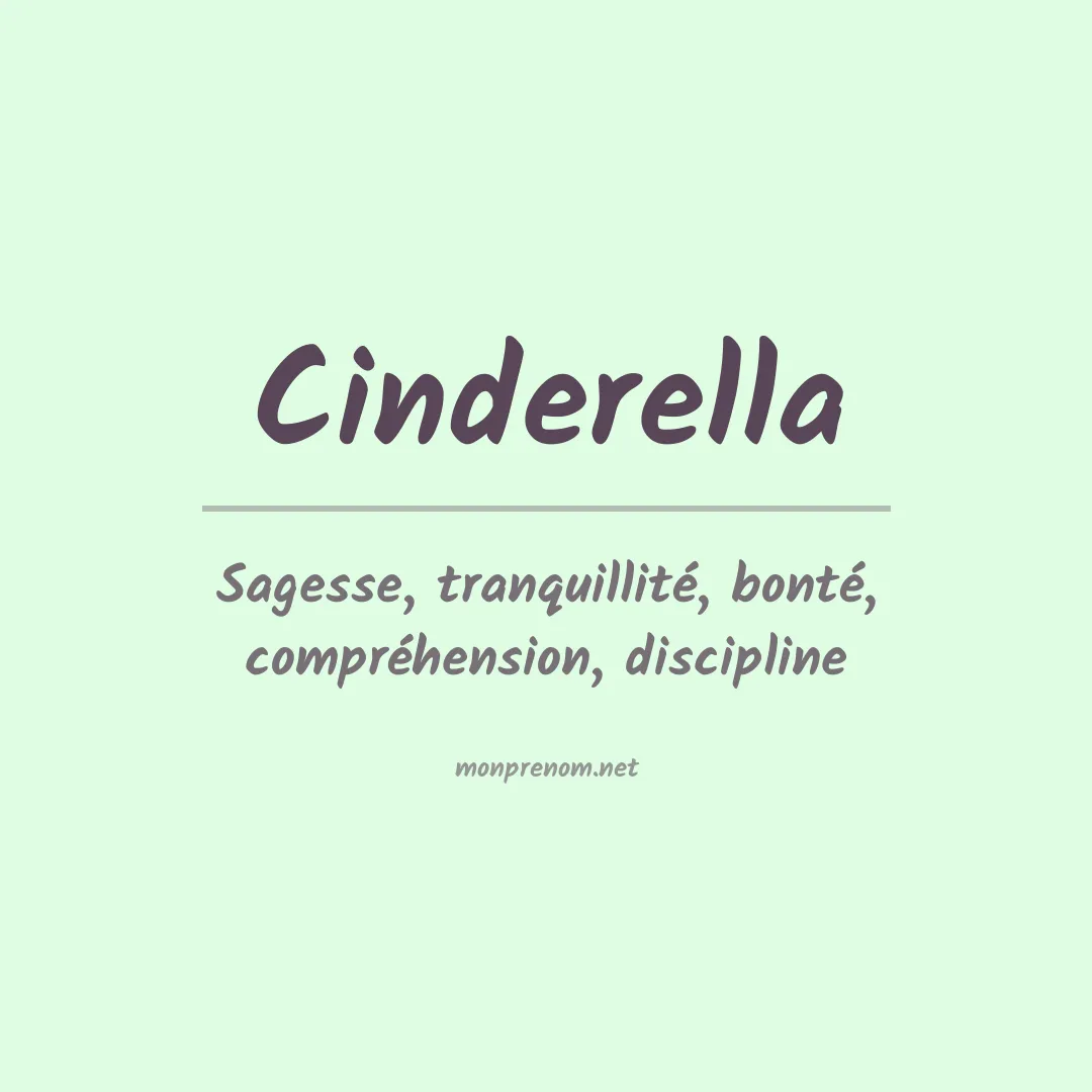 Prénom Cinderella