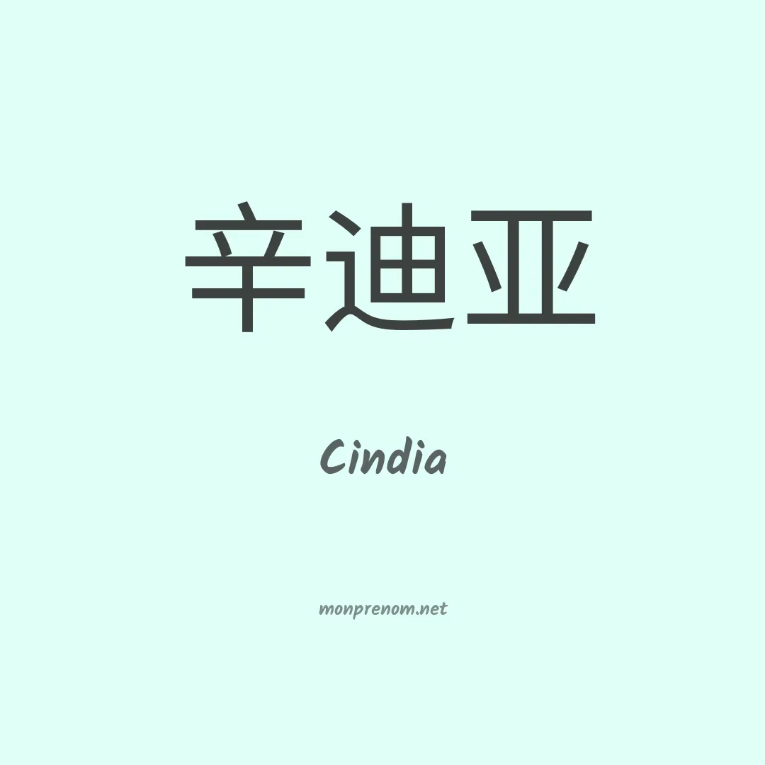 Cindia en chinois