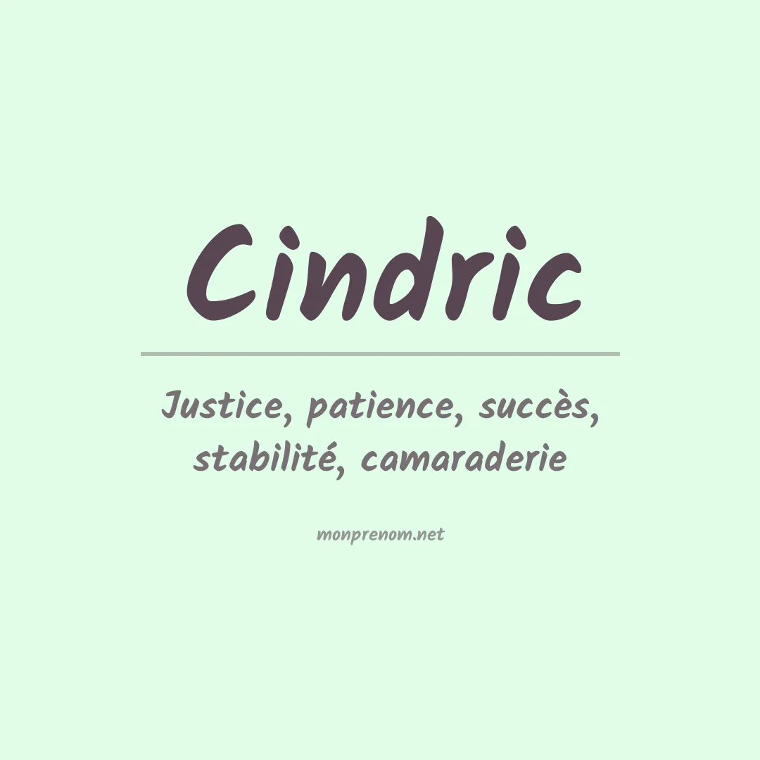 Prénom Cindric