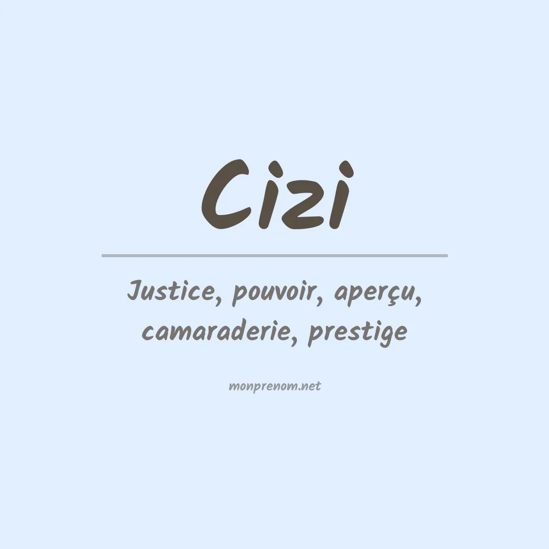 Prénom Cizi