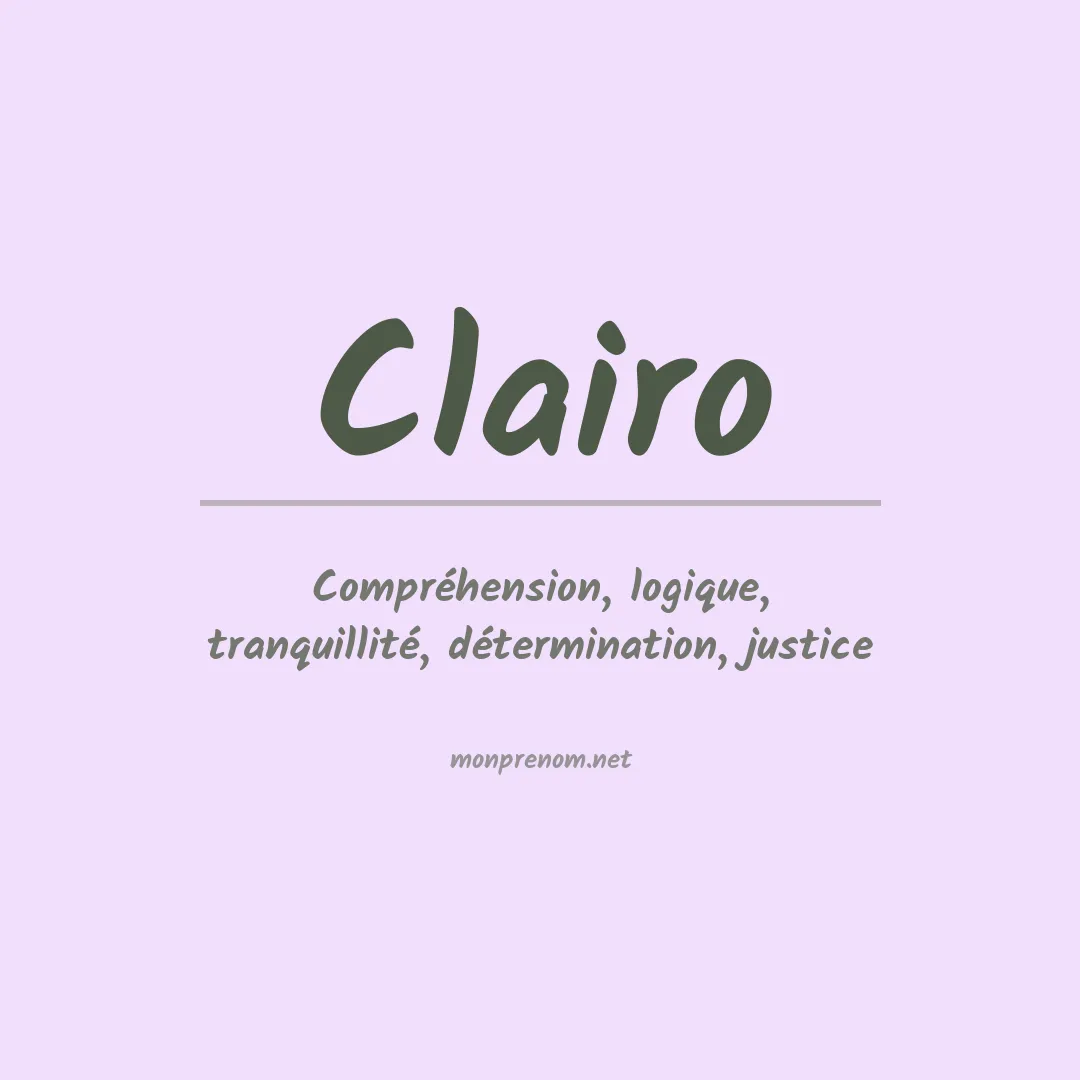Prénom Clairo