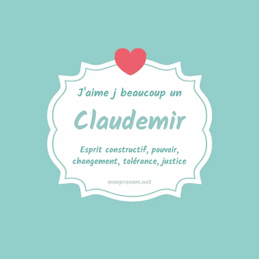 J'aime beaucoup Claudemir