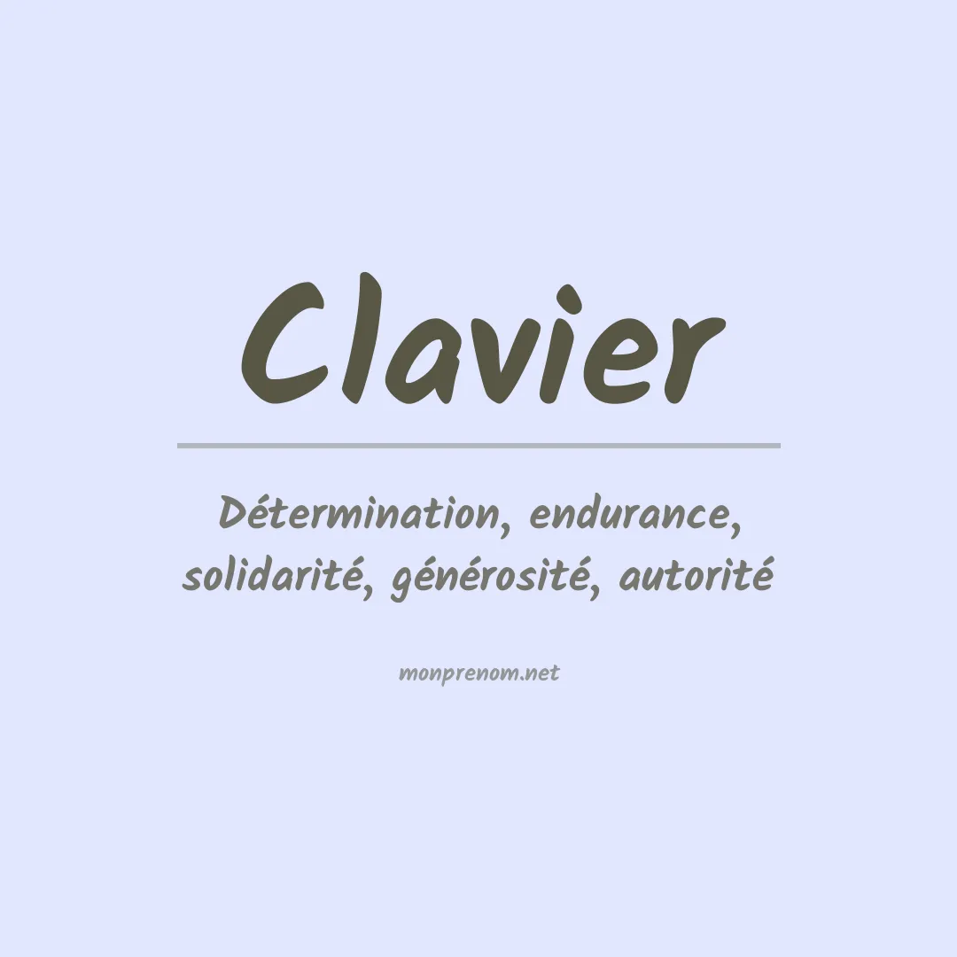 Prénom Clavier