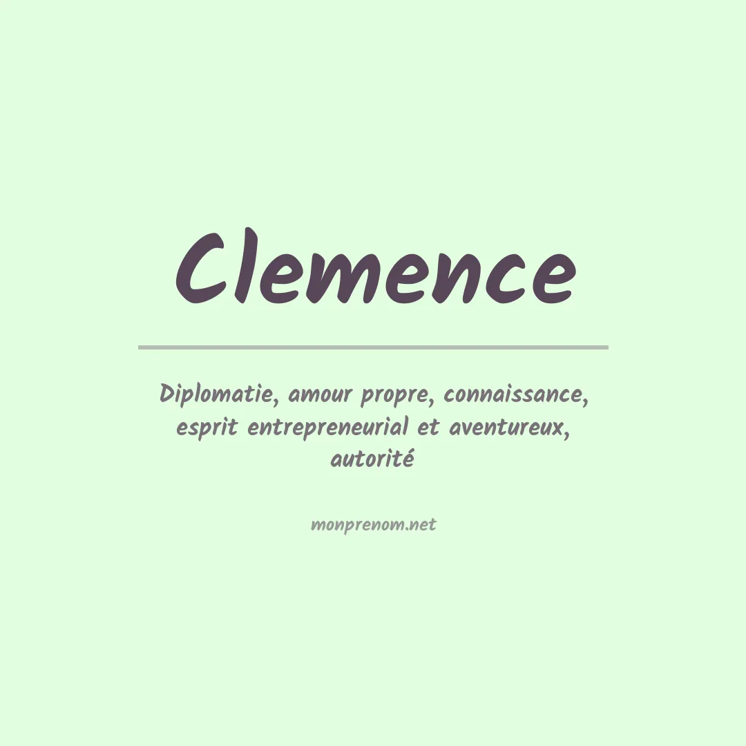 Prénom Clemence