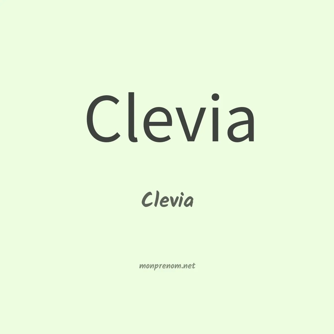 Clevia en chinois
