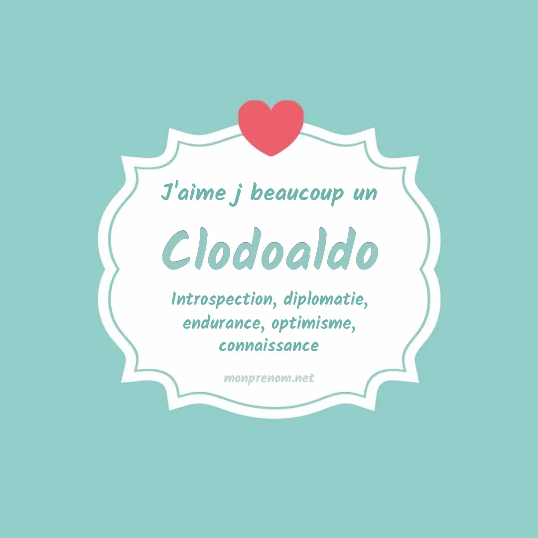 J'aime beaucoup Clodoaldo