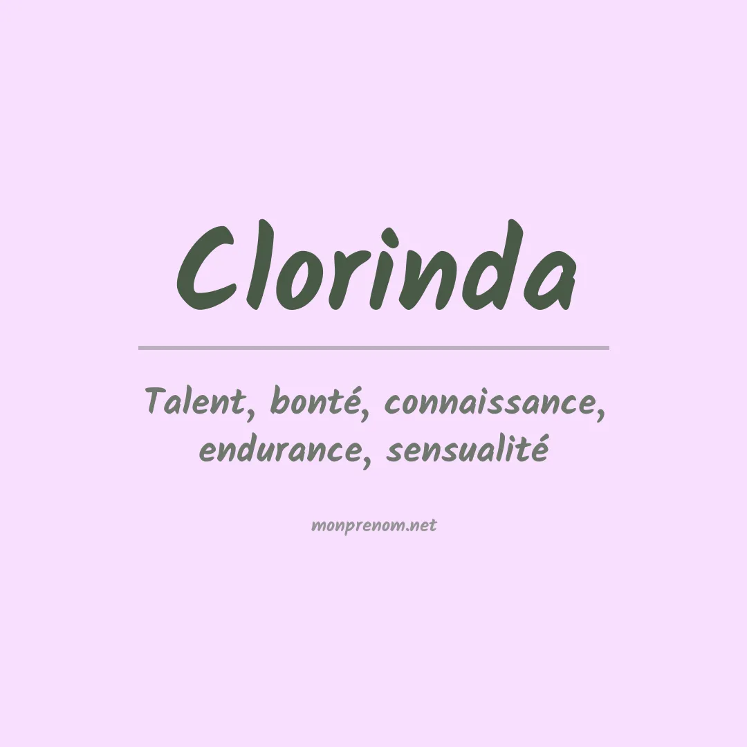 Prénom Clorinda