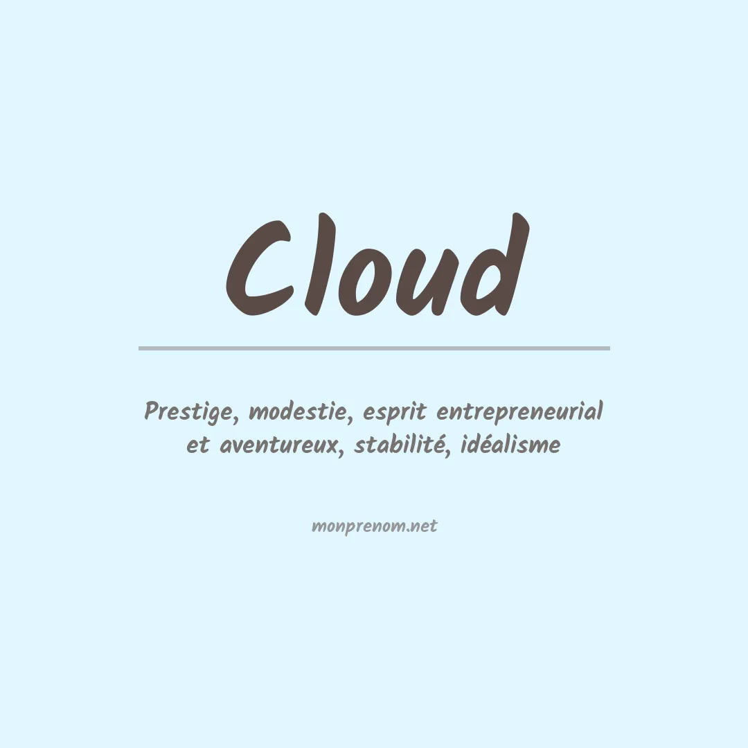 Prénom Cloud
