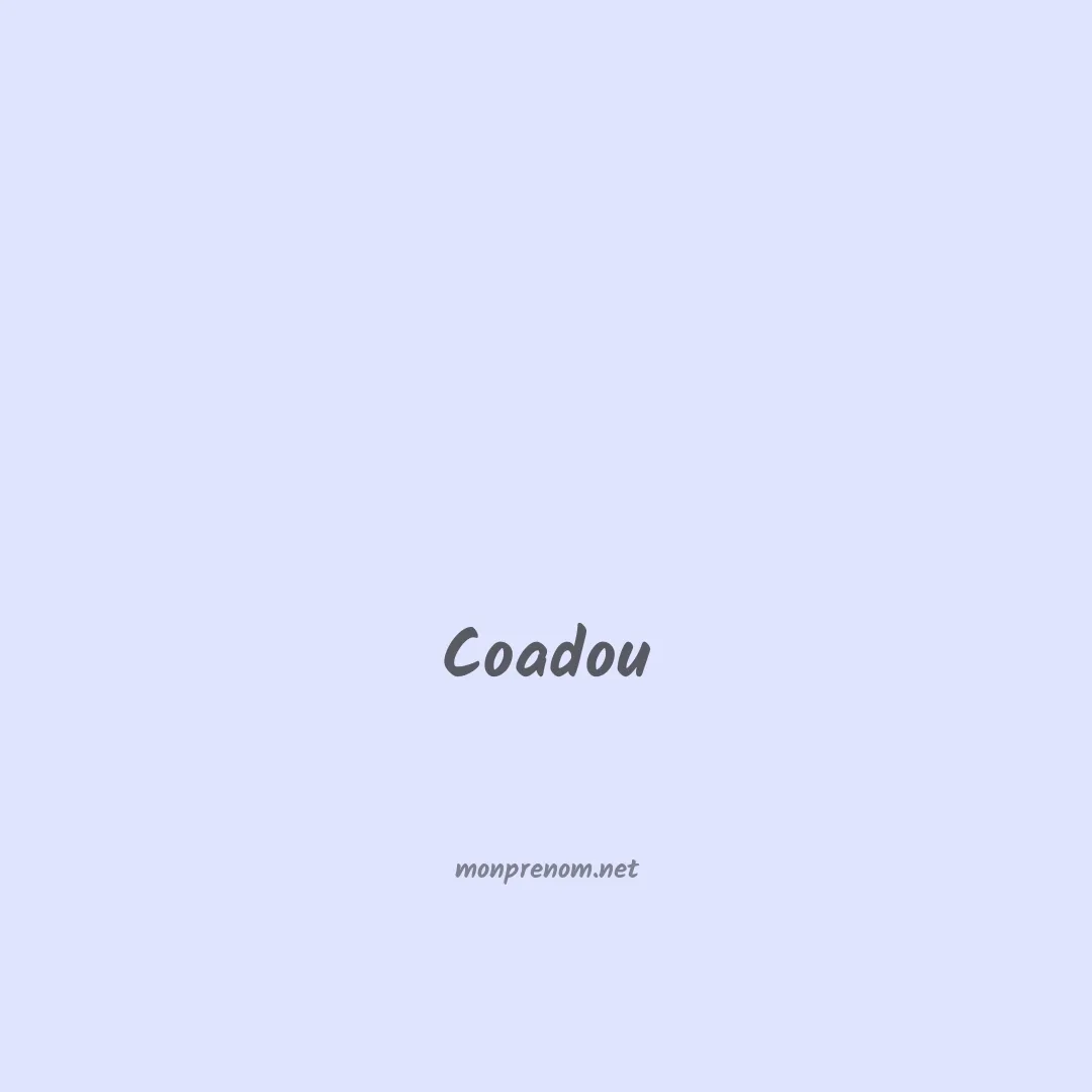 Coadou en chinois
